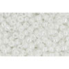 Cc121 - Toho beads 11/0 opaque lustered white (250g)