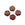 Beads wholesaler  - Czech pressed glass beads hibiscus flower orange and picasso 9mm (4)