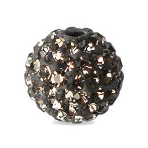 Premium rhinestone beads black diamond 8mm (1)