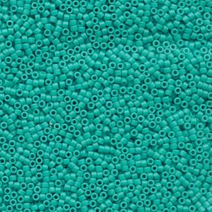 Buy DB793 -11/0 delica bead opaque MATTE TURQUOISE- 1,6mm - Hole : 0,8mm (5gr)