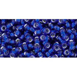 Buy cc28 - Toho beads 8/0 silver lined cobalt (10g)