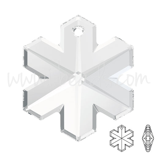 swarovski snowflake pendant crystal 20mm (1)