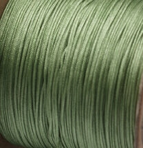 Buy braided nylon cord - 0.4mm - olive green (sold by 3m)