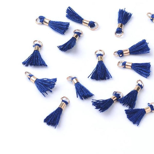 Buy mini tassel with ring Marine Blue 15mm (5)