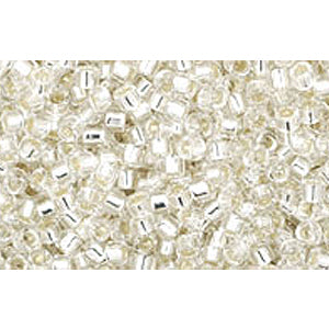 cc21 - Toho Treasure beads 11/0 silver lined crystal (5g)