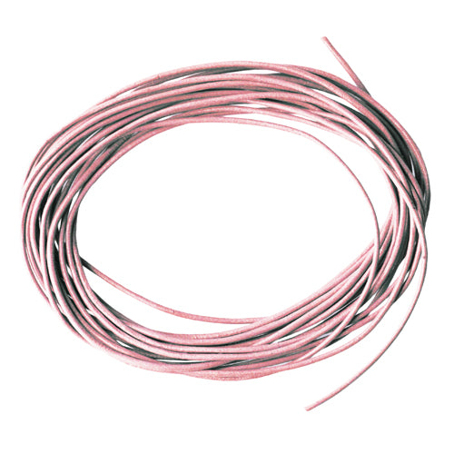 Leather cord light pink 1mm (3m)