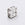 Beads Retail sales Rhinestone squaredelle crystal on metal silver finish 6mm (2)