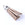Beads Retail sales Suede tassel beige brown 36mm and silver color cap (1)