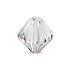 5328 Swarovski xilion bicone crystal silver shade 4mm (40)