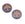 Beads wholesaler  - Czech pressed glass beads Dragonfly Purple opale and bronze 12mm (2)