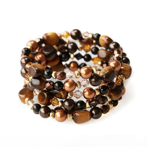 DIY Easy Eye Of The Tiger bracelet with Tiger Eye (1)