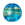 Beads Retail sales Murano bead lentil blue and gold 14mm (1)