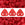 Beads Retail sales 2 holes CzechMates triangle matte opaque red 6mm (10g)