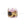 Beads wholesaler  - Murano bead cube pink leopard 6mm (1)