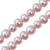 Freshwater pearls potato round natural pink 6mm (1)