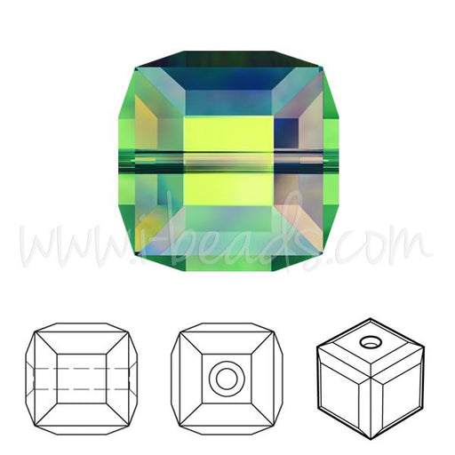 Buy 5601 Swarovski cube beads crystal vitrail medium 4mm (6)