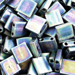 Buy Cc401fr - Miyuki tila beads matte black ab 5mm (25)