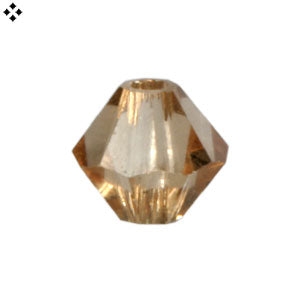 5328 Swarovski xilion bicone light colorado topaz 4mm (40)