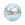 Beads Retail sales Murano bead round pale blue and silver 12mm (1)