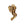 Beads Retail sales leaf fairy charm gold plated 10x21mm (1)