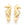 Beads Retail sales Hippocampus Charm Stainless Steel, 26.5mm Gold (1)