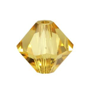 Buy 5328 Swarovski xilion bicone light topaz 6mm (10)