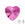 Beads wholesaler  - 6228 swarovski heart pendant fuchsia 10mm (2)