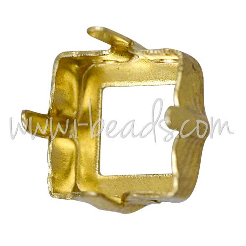 Buy Swarovski brass setting for 4428 Xilion square 8mm (6)