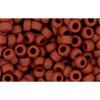 cc46lf - Toho beads 8/0 opaque frosted terra cotta (10g)