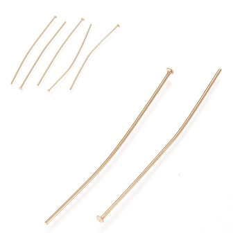 Buy Headpins stainless steel GOLD 50x0.7mm (10)