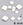 Beads wholesaler  - Bead natural white shell Clover 6mm, hole 0.8mm (5)