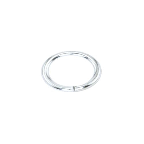 Beadalon jump rings oval silver plated 4.5x6mm (50)