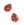 Beads wholesaler  - Millefiori Drop 14mm RED (2)