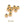 Beads wholesaler  - Stainless Steel round Beads, GOLD - 6mm hole 2mm (20)