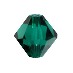 Buy 5328 Swarovski xilion bicone emerald 6mm (10)
