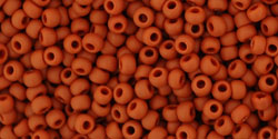 cc46LF - Toho beads 15/0 round Opaque frosted Terra Cotta (5gr)