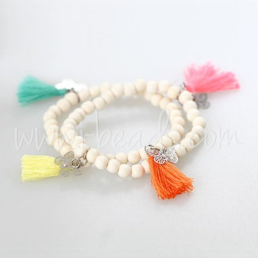 DIY Beach tassel bracelet