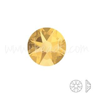Swarovski 2088 flat back rhinestones crystal metallic sunshine ss16-3.9mm (60)