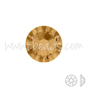 Strass paste Swarovski 2058 flat back light colorado topaz ss16-3 9mm (60)