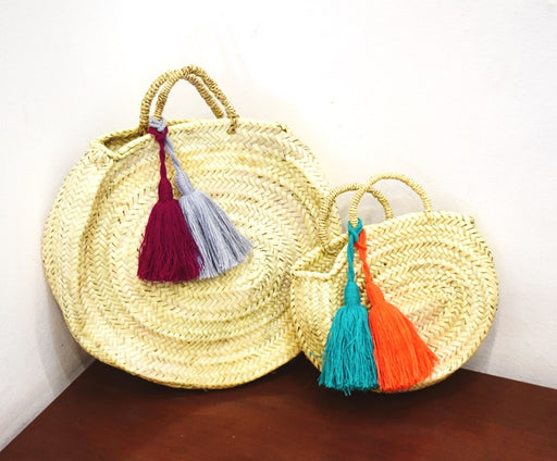 Buy Sac marocain panier Petit modèle ovale 28x24 cm (1)