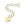 Beads wholesaler  - Extender chain Silver 925 gold plated with Heart 42mm (Sold per 1 unit)