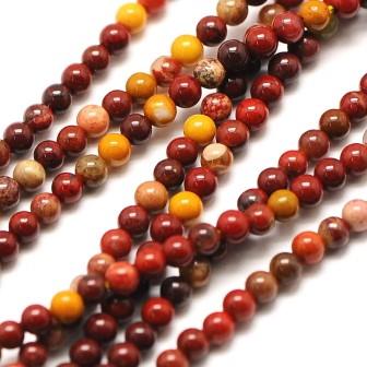 Buy Mookaite round beads, 2mm, 0.8mm hole, about 184 beads (1 strand)