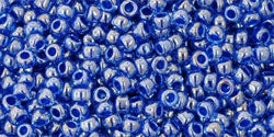 cc1057 - Toho beads 11/0 round Lt Sapphire/Opaque Dk Blue-Lined (10gr)