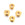 Beads wholesaler  - Stainless Steel Heishi Beads Separators GOLD, Flat Round, 4mm, Hole: 1.2mm (10)