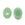 Beads wholesaler  - Green aventurine cabochons, oval 10x8mm (2)