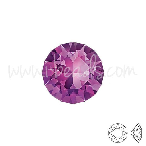 Swarovski 1088 xirius chaton amethyst 8mm-ss39 (3)