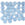 Beads wholesaler  - Honeycomb beads 6mm blue luster (30)