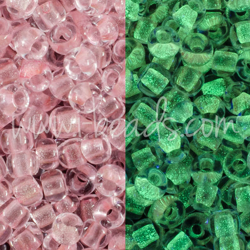 Buy cc2720 - Toho beads 11/0 Glow in the dark pink/yellow green (10g)