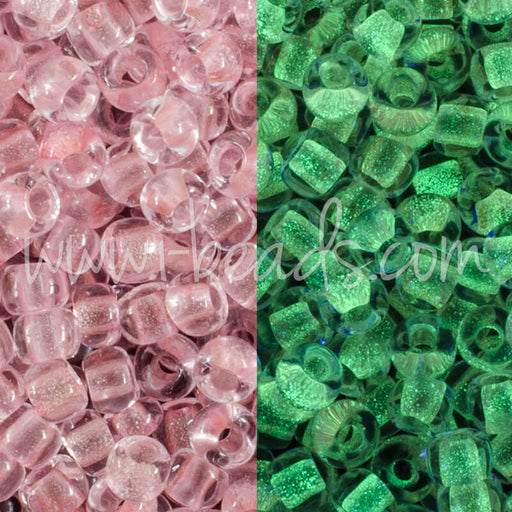 Buy cc2720 - Toho beads 11/0 Glow in the dark pink/yellow green (10g)