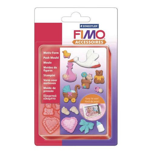 Fimo push mould New baby (1)